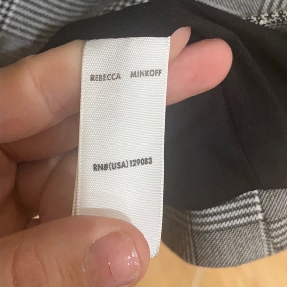 NWT Rebecca Minkoff Celia Check Blazer - Picture 8 of 12